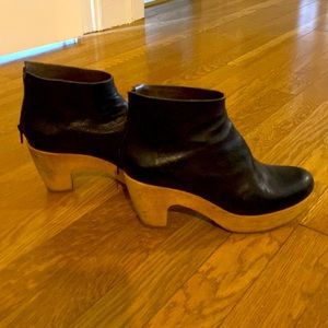 Coclico clog boot, black, size 38